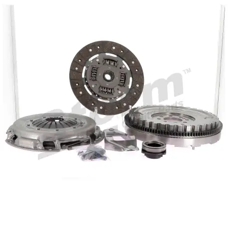 KIT EMBRAYAGE 4 PIÈCES AVEC VOLANT MOTEUR RIGIDE POUR TRANSIT 2.4 (REF : STO1001)