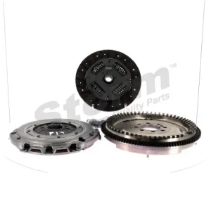 KIT EMBRAYAGE 3 PIÈCES AVEC VOLANT MOTEUR RIGIDE ET BUTÉE HYDRAULIQUE POUR MONDEO 2.0TDCI 5 (REF : STO1051)